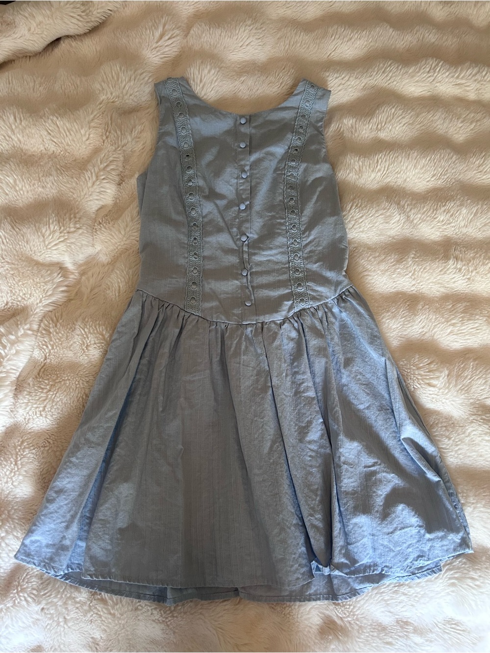 Altar’d State Light Blue Button Front Sundress